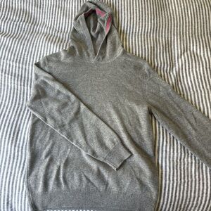 Gray Hooded Men's Sweater